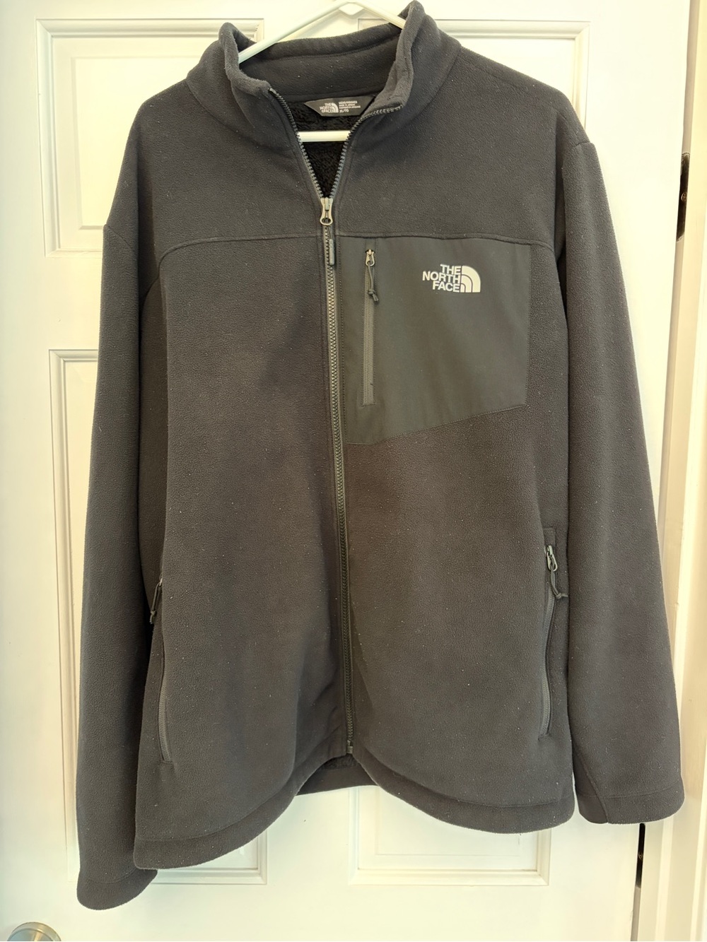 The North Face Chimboazo Jacket Men’s XL Black Fleece Lined Full Zip